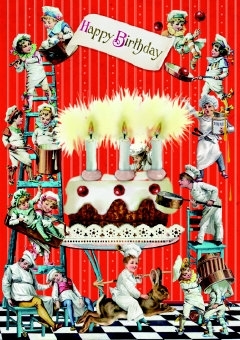 Zozo the magic Queen: Klappkarte Birthday Cake