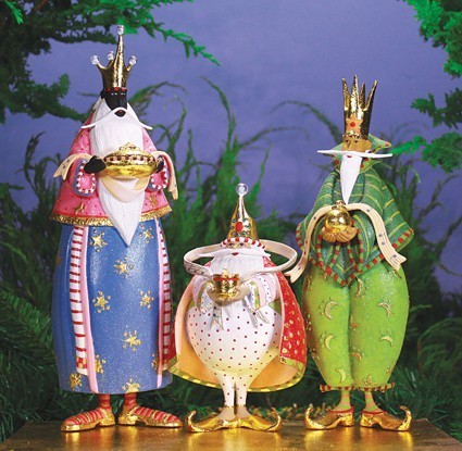 Heilige 3 Könige - Figuren Set zum Hinstellen - World Edition